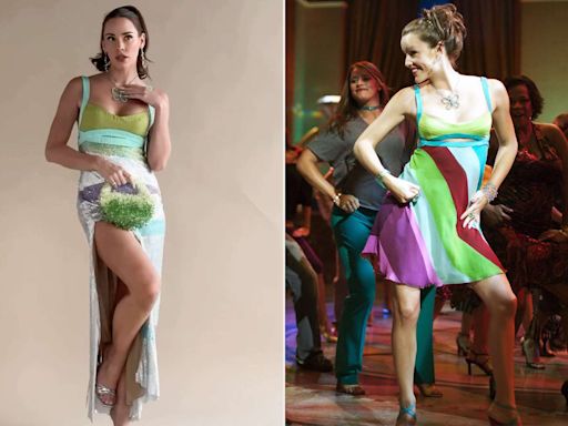 Christa Belle, Who Played Jennifer Garner’s Younger “13 Going on 30” Character, Rocks Flirty Version of 'Iconic' Versace Dress