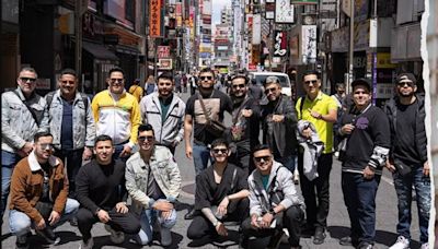 Policía interrumpre fiesta de Banda El Recodo en calles de Japón