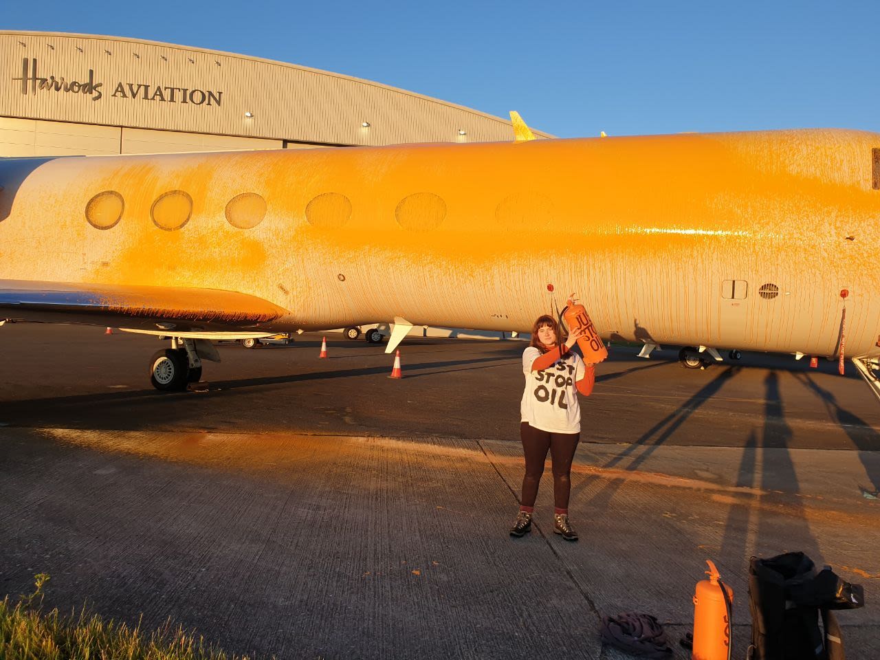 Activists Arrested After Spray-Painting Private Jets at U.K. Airfield Where Taylor Swift’s Plane Landed