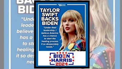 Fact Check: No, Taylor Swift Hasn't Endorsed Biden for 2024 Presidential Election