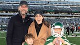Alexandra Daddario Poses with Husband Andrew Form and His Two Sons at New York Jets Game