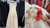 Woman buys "dream wedding dress" In thrift store, but there is one problem