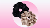 These satin hair scrunchies are the perfect stocking stuffer — they're under $5 a pop (60% off) today
