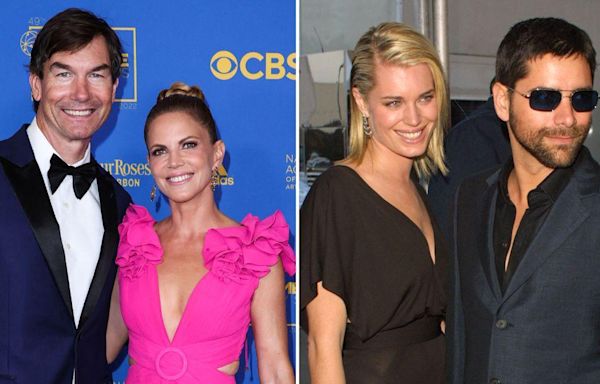 The Talk's Jerry O'Connell Insists Wife Rebecca Romijn 'Dated Down' With Him Following Her Marriage to John Stamos