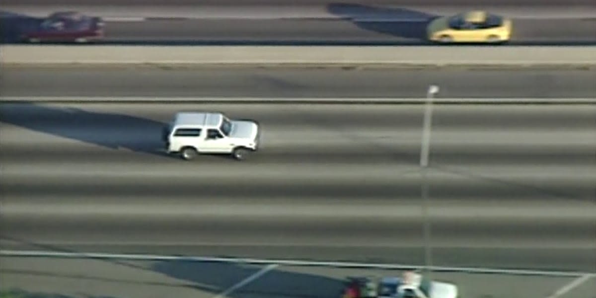 Infamous OJ Simpson chase 30 years ago overshadowed sports history in real time