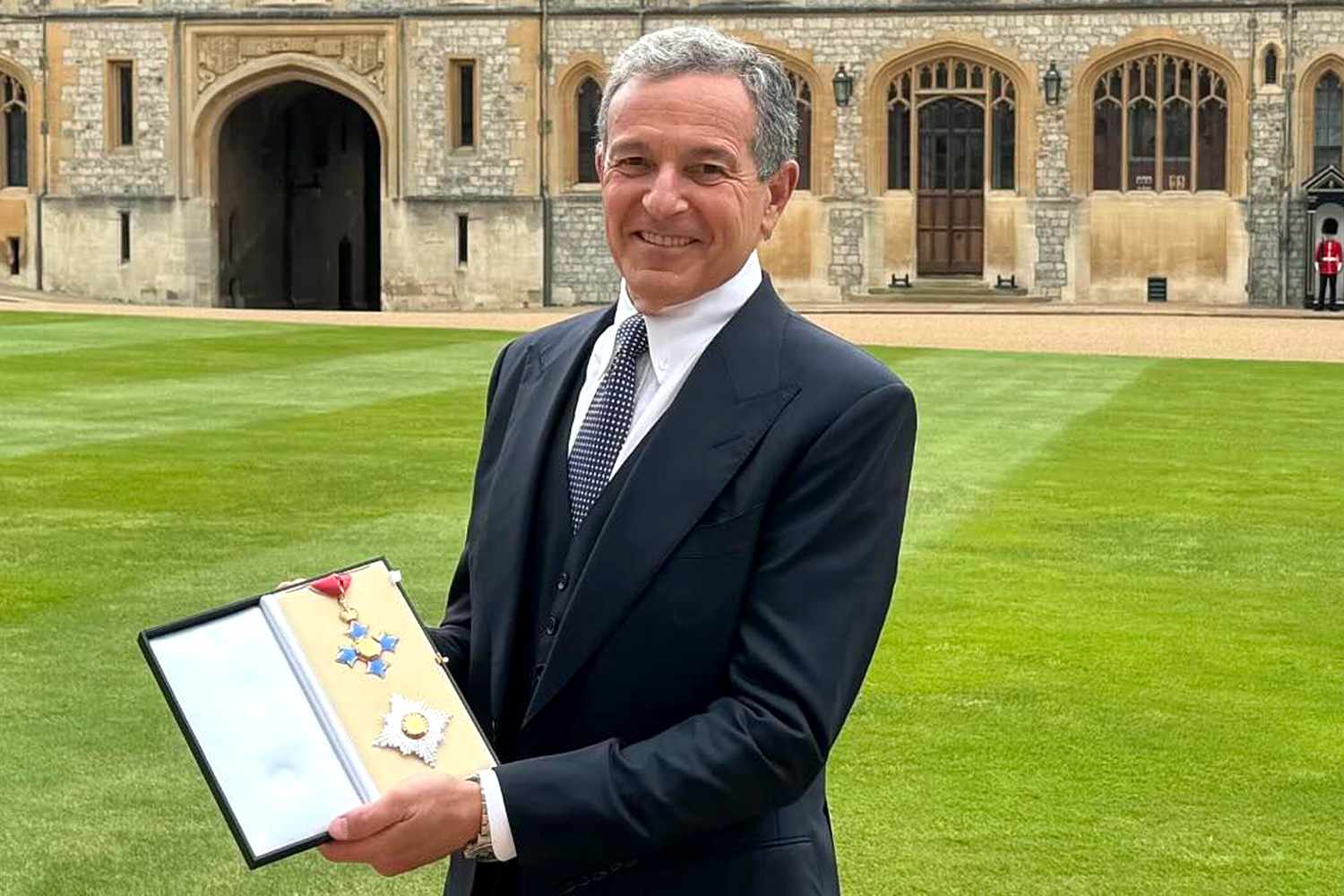 Disney CEO Bob Iger Becomes Honorary Knight in Ceremony Led by Prince William