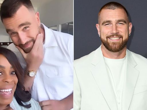 Travis Kelce and Niecy Nash-Betts Enjoy Some 'Late Night Shenanigans' on “Grotesquerie” Set: 'Buckle Up!'