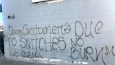 'No burnin out': Compton tire shop owner graffitis own business in dispute over street takeovers