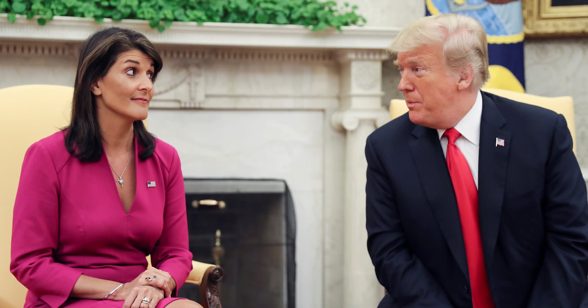 Trump says he is not considering Nikki Haley as running mate