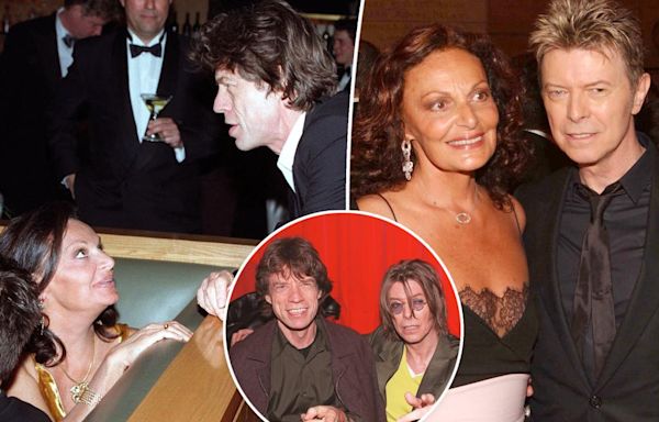 Diane Von Furstenberg once ‘considered’ threesome invite from Mick Jagger and David Bowie