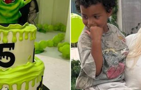 Kim Kardashian Celebrates Son Psalm's 5th Birthday With Ghostbusters Themed Party - E! Online