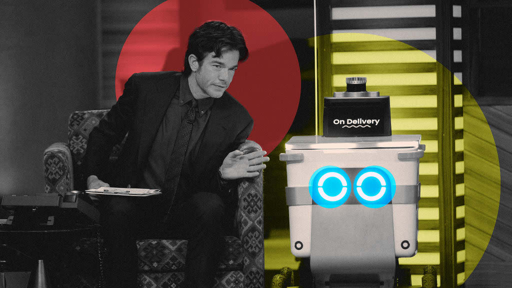 How John Mulaney's robot stole the spotlight on his Netflix talk show