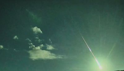 Comet fragment explodes in dark skies over Spain and Portugal