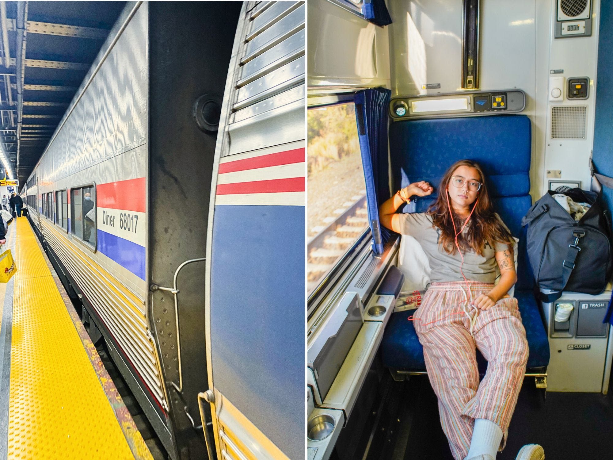 I took a 30-hour train from New York to Miami, and the motion sickness and terrible sleep were too much for me
