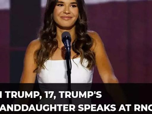 Kai Trump: Trump's granddaughter makes her debut campaign at RNC, says 'heartbreaking when he was…'