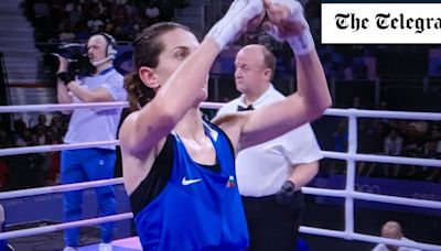 Opponent of gender-row boxer Lin Yu-ting protests after suffering defeat