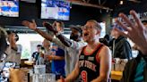 On Sunset Boulevard, Knicks fans create a portal to Madison Square Garden