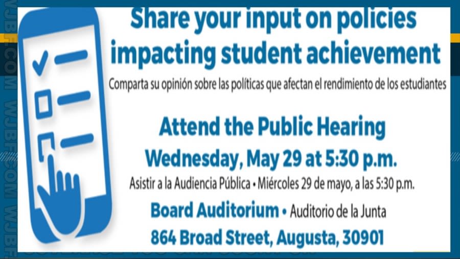 RCSS public hearing on school policies on Wednesday