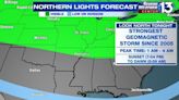 Northern Lights may be visible in Mid-South due to rare solar storm