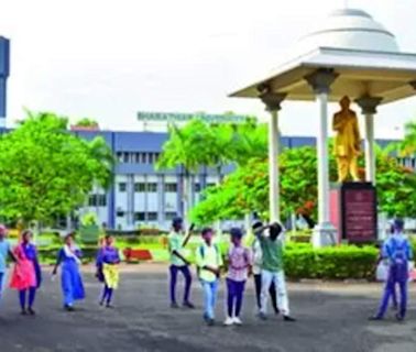 Bharathiar University staff indefinite strike | Coimbatore News - Times of India