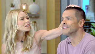 Mark Consuelos shaves head, debuts new hair on 'Live' for secret TV character