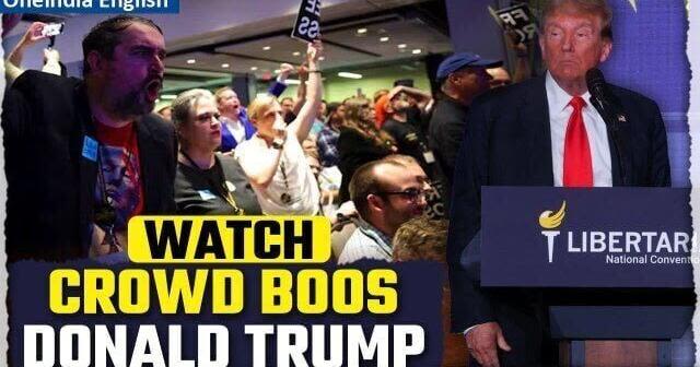 Donald Trump Heckled at Libertarian Convention: 'He's full of Sh*t' | Dramatic Videos Surface