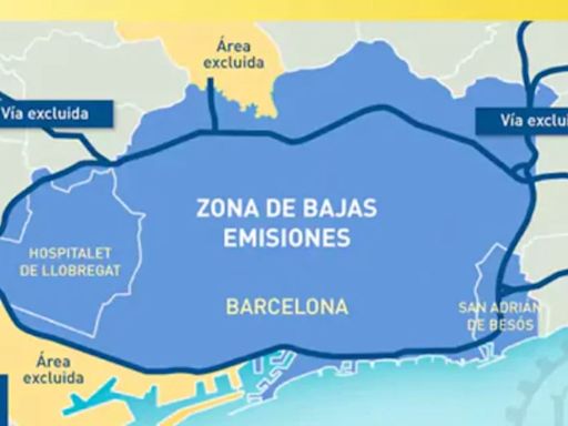 Mapa de las más de 100 cámaras de la ZBE de Barcelona: multas de 100 euros por saltarse las reglas