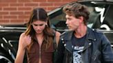 Kaia Gerber’s Midriff-Baring Brown Vest Perfectly Complemented Austin Butler’s Bad Boy Leather Look