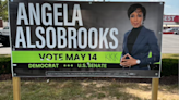 US Senate nominee Angela Alsobrooks' campaign sign vandalized in Laurel