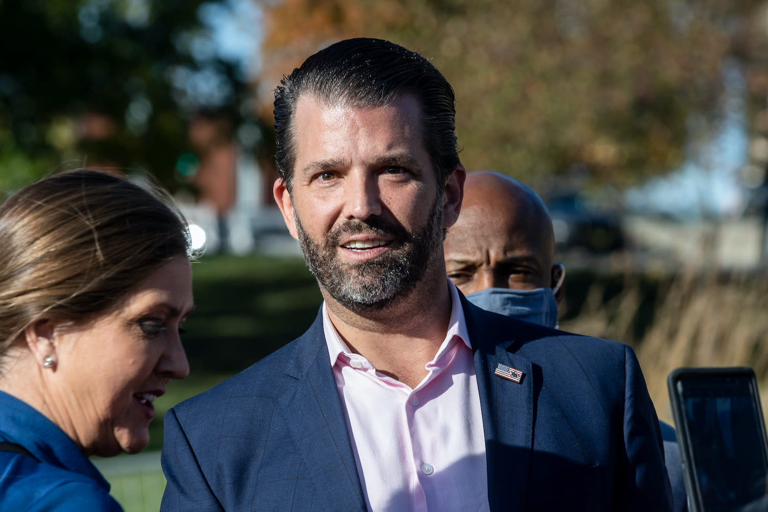 Bolivian hand-waving powder? Don Jr's energetic gesticulation