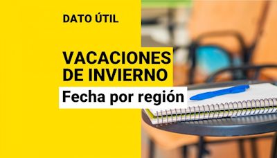 Vacaciones de invierno: ¿En qué fecha inician en mi región?