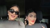 Kylie Jenner gets breast milk on her shirt in candid video: ‘Looks like I’m lactating’