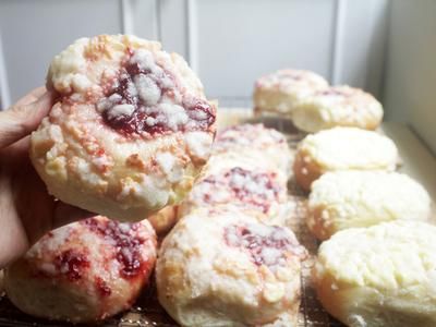 捷克小麵包 kolache｜草莓乳酪