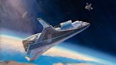 Spaceplane Vs Satellite Duel In First Space Force Painting Is Telling