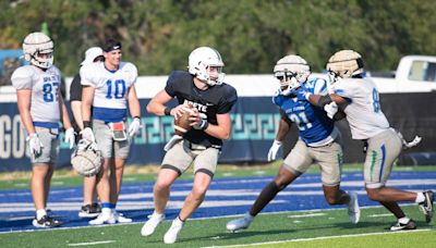 'Iron sharpens iron': UWF football's fall camp well underway in second year of Kaleb Nobles era