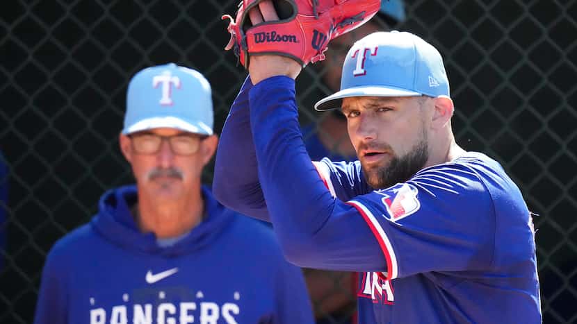 Texas Rangers, slowly but surely, building their way back to full pitching rotation