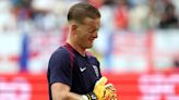 Pickford suffers injury scare in warm-up ahead of Slovakia game