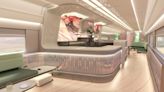 Sneak peek at Brightline West’s high-speed party and passenger train cars