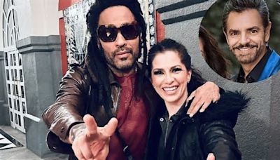 Alessandra Rosaldo deja plantado a Eugenio Derbez por una foto con Lenny Kravitz