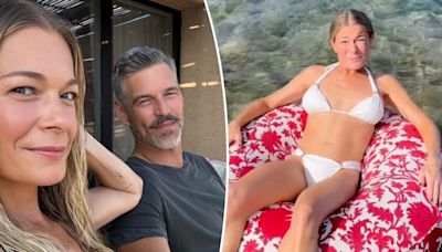 LeAnn Rimes soaks up the sun in tiny white bikini on birthday vacation with husband Eddie Cibrian