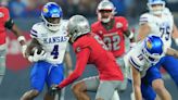 Kansas football star running back Devin Neal announces he’ll return in 2024 with Jayhawks