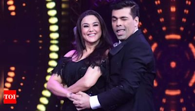 Preity Zinta's dance video with Karan Johar was overshadowed by his hilarious comment | Hindi Movie News - Times of India