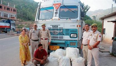 344-kg poppy straw seized from oil tanker, driver held