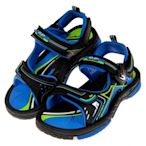 童鞋(20~23公分)GP流線風格磁扣式寶藍色橡膠兒童運動涼鞋G9G10BB