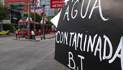 Agua contaminada con compuestos químicos THM; alcaldía Benito Juárez