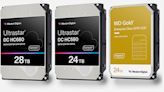 WD's Latest Enterprise HDDs Store Up to 28TB, With Max Transfer Rates of 298 MB/s