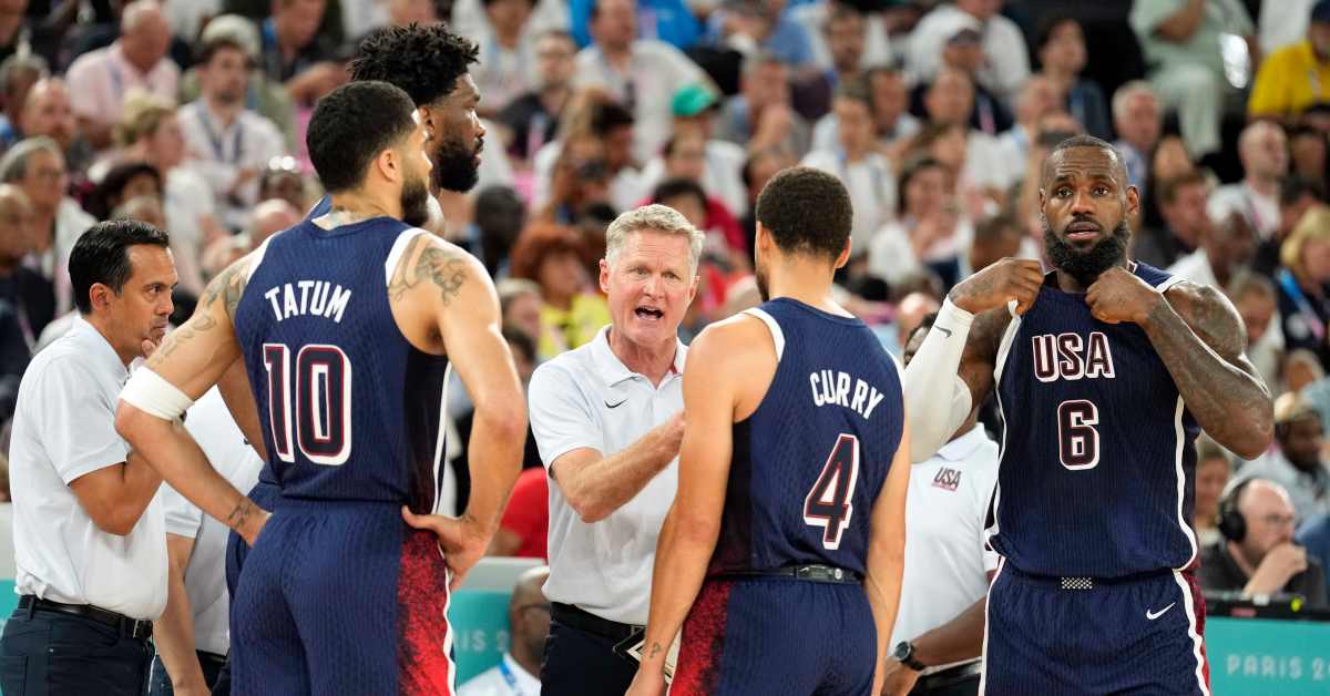 Team USA's Steve Kerr Breaks Silence on Jayson Tatum's Benching at Paris Olympics