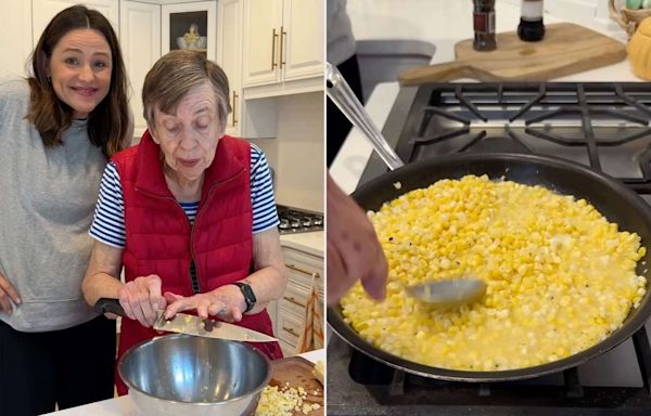 Jennifer Garner and Her Mom Demonstrate the ‘Grandmom Corn’ Recipe That Jennifer ‘Grew Up on’ and Her Kids Now Love