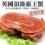 【海陸管家】英國頂級霸王蟹(每隻400g-600g) 共4隻(買2送2)