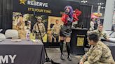 What was the military doing at the Anime NYC convention?